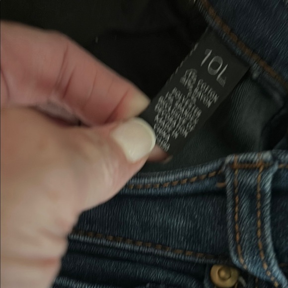 INC International Concepts Blue Skinny Curvy Fit Jeans 10L Tall - Picture 4 of 10